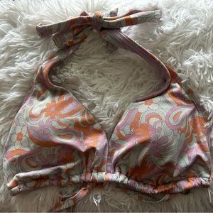 Hollister triangle bikini top